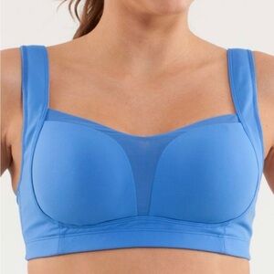 Lululemon‎ Ta Ta Tamer Bra Blue Women's Running Active Gym Workout Size 34C